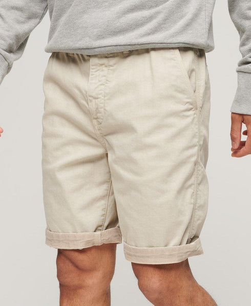 Superdry Vintage Officer Chino Short Grey